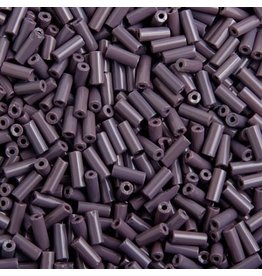 Czech 34902  10x4mm Wampum Bugle 125g  Opaque Mauve Purple