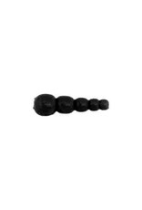 Stacking  20mm Long  approx 6-2mm  Opaque Black  x25