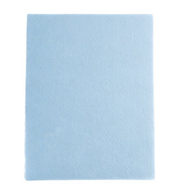 Felt Beading Foundation Light Blue 1.5mm thick 8.5x11"
