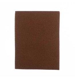 Felt Beading Foundation Brown 1.5mm thick 8.5x11"