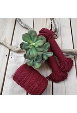 Recycled Cotton Cord  4mm Red Wine 150ft
