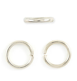 Jump Ring 10mm Platinum approx 18g x50