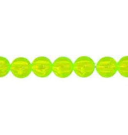 Round  6mm Transparent Yellow  x100