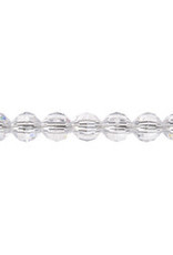 Faceted Round  6mm Clear  x500