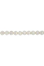 Faceted Round  6mm Clear AB  x500