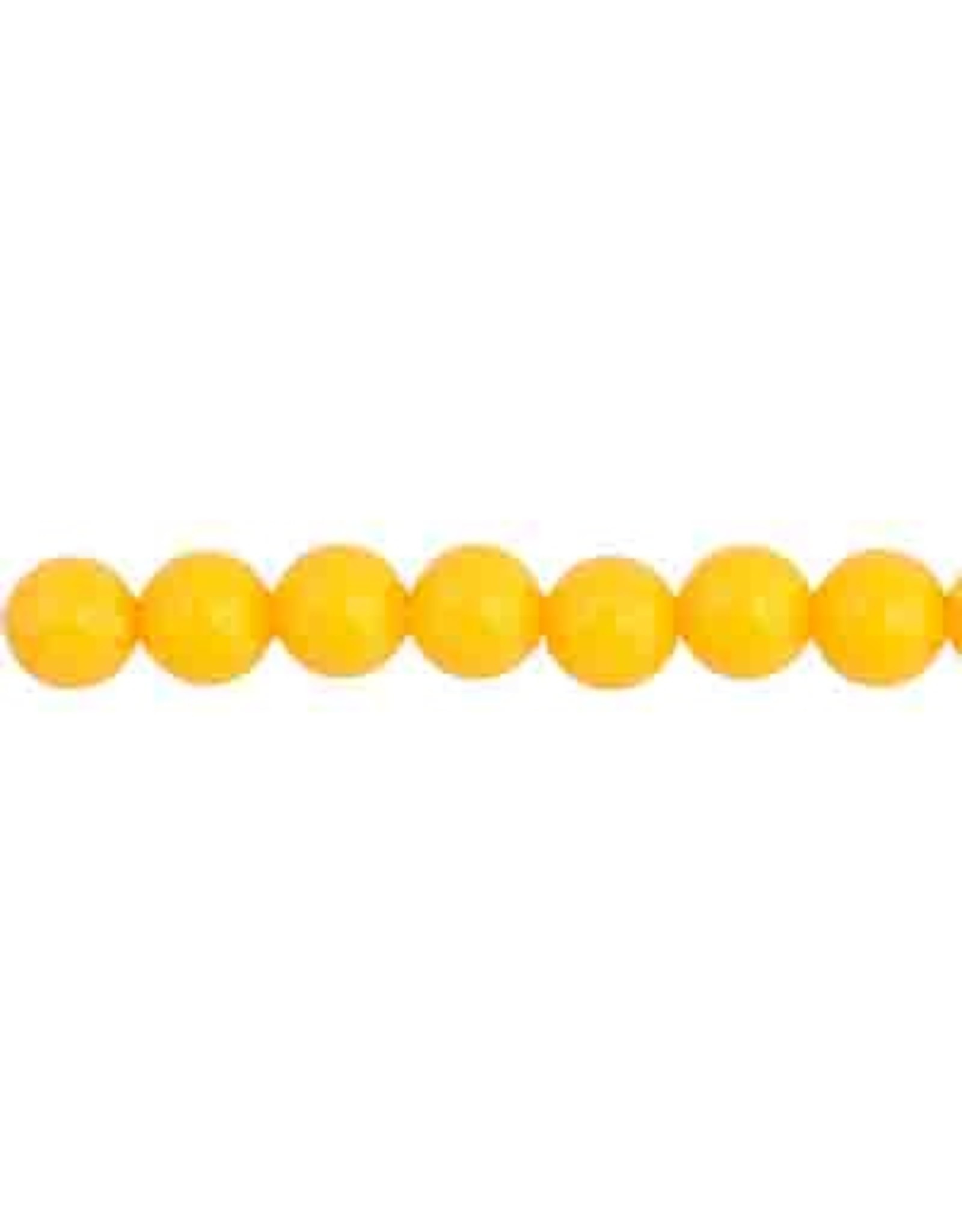 Round  5mm Opaque Yellow  x150