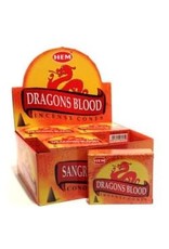 Hem *Dragons Blood Incense Cones  x10