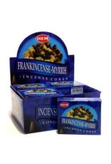 Hem *Frankincense-Myrrh Incense Cones  x10