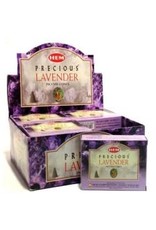 Hem *Precious Lavender Incense Cones  x10