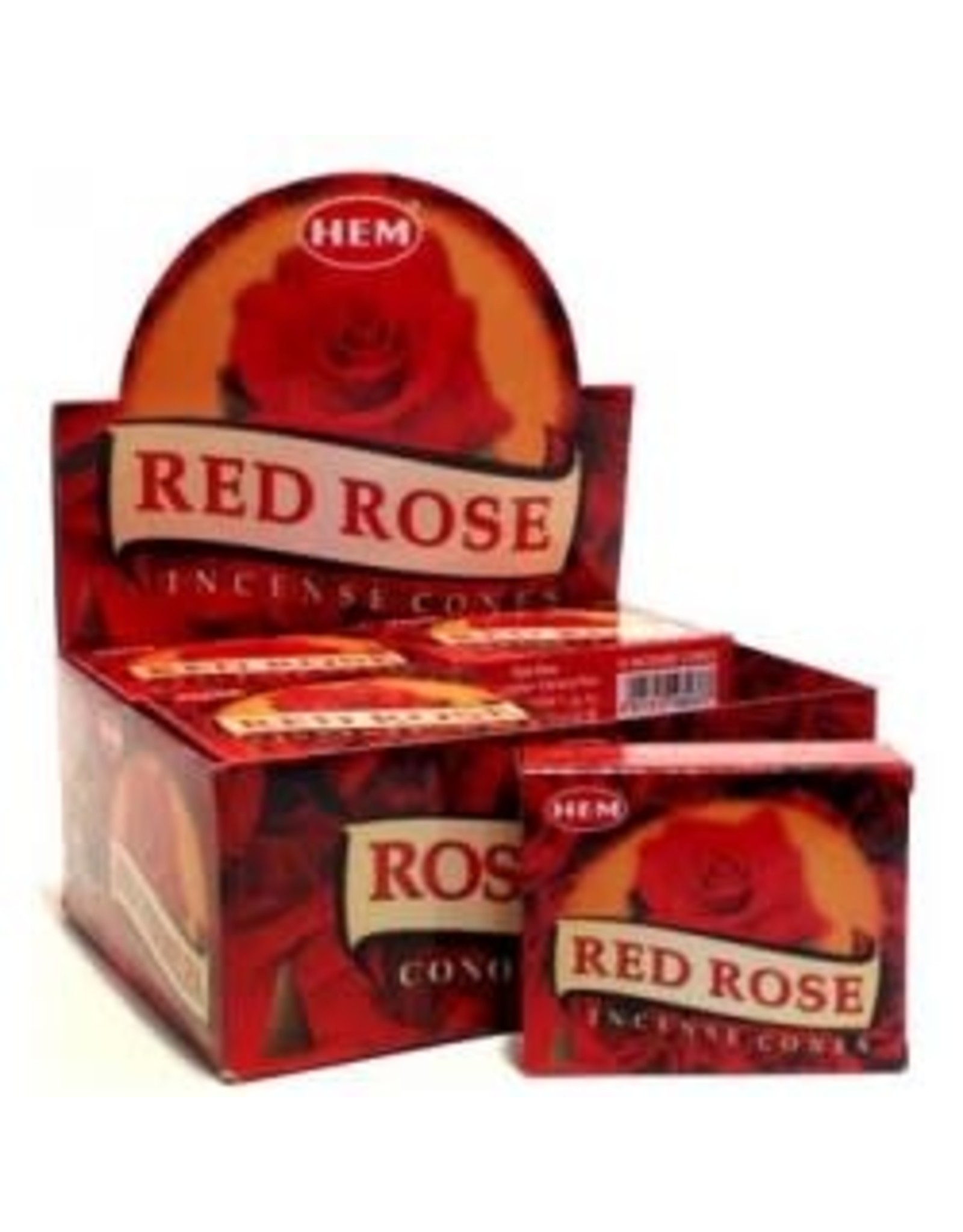 Hem *Red Rose Incense Cones  x10