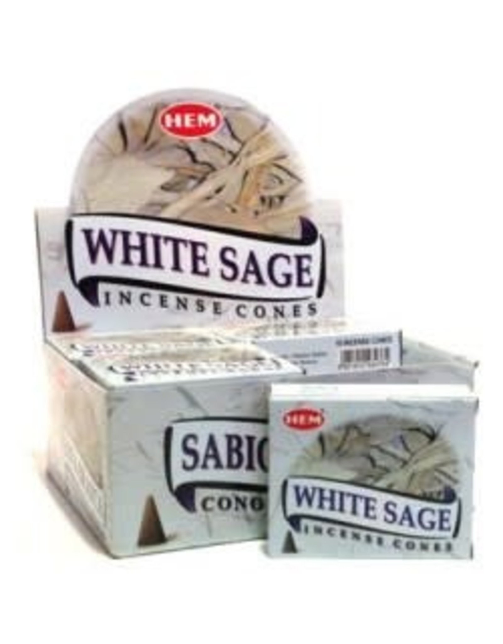 Hem *White Sage Incense Cones  x10