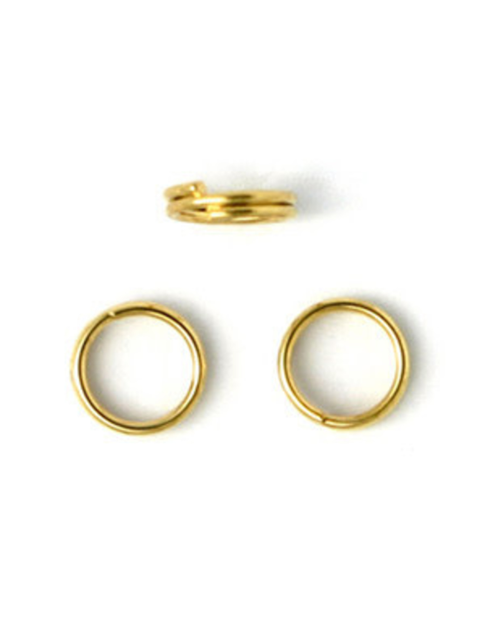 Split Ring 5mm Gold x100