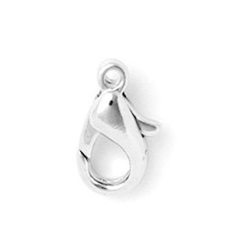 Lobster Clasp 10mm Platinum x50 NF