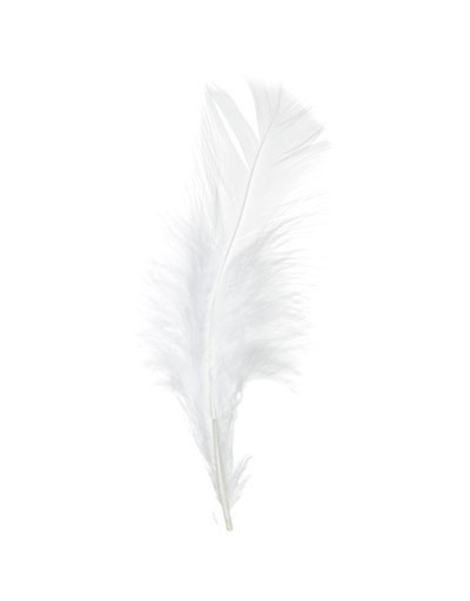 Marabou Feathers White 6g