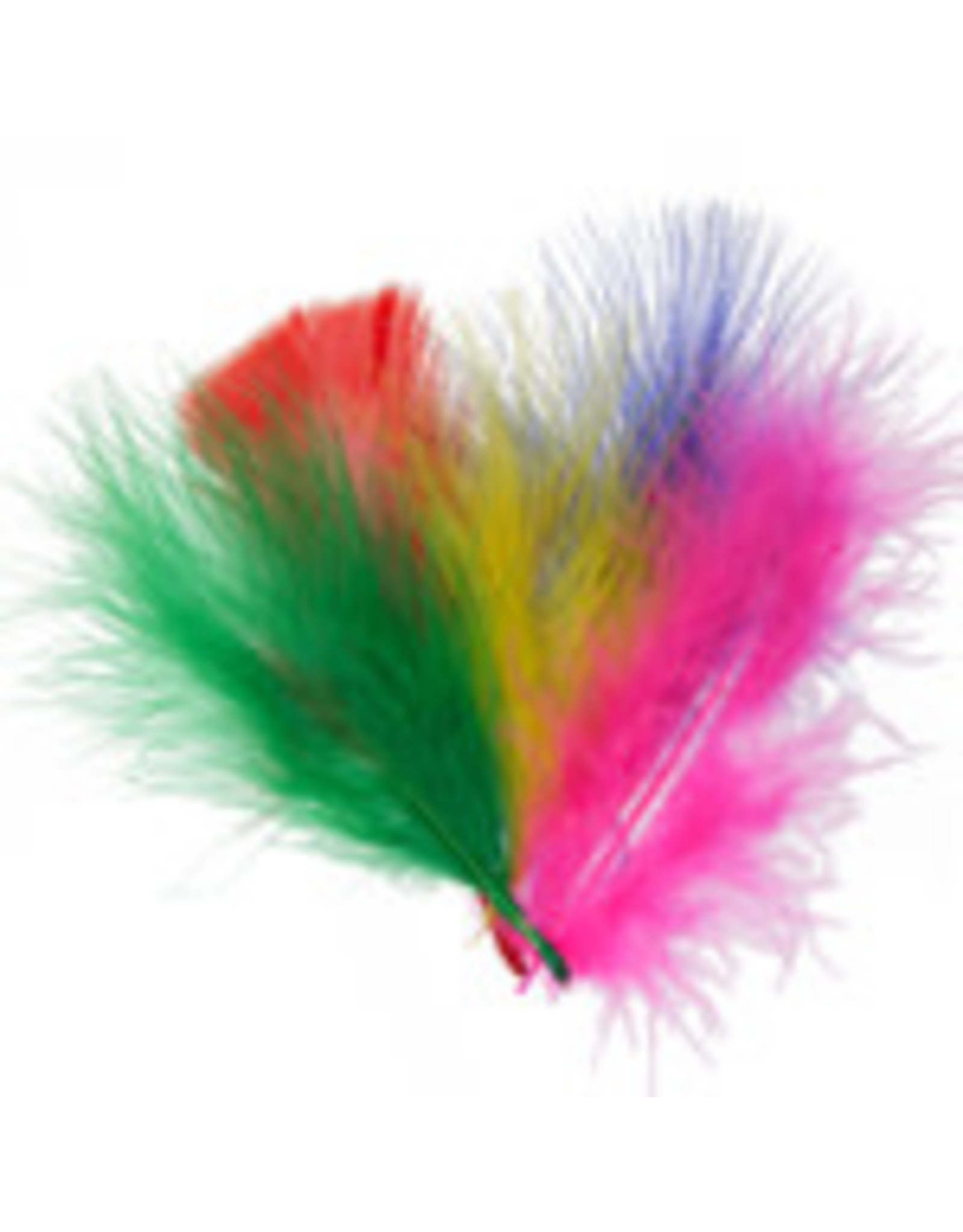 Marabou Feathers Multi Mix 6g