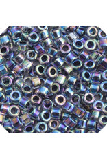 Miyuki db86b 11 Delica 25g  Clear Dark Blue c/l AB
