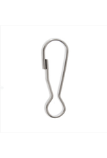 Lanyard Hook Clasp 25mm Platinum  x50