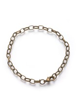 Bracelet Chain 8" Anitque Brass  x5