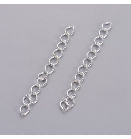 Extender Chain  2" Silver  x25