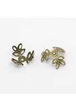 Bead Cap Filigree 13mm  Antique Brass  x25 NF