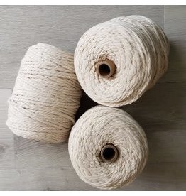 Recycled Cotton Cord  5mm Natural 150ft