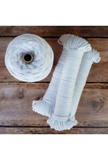 Recycled Cotton Cord  5mm White 150ft