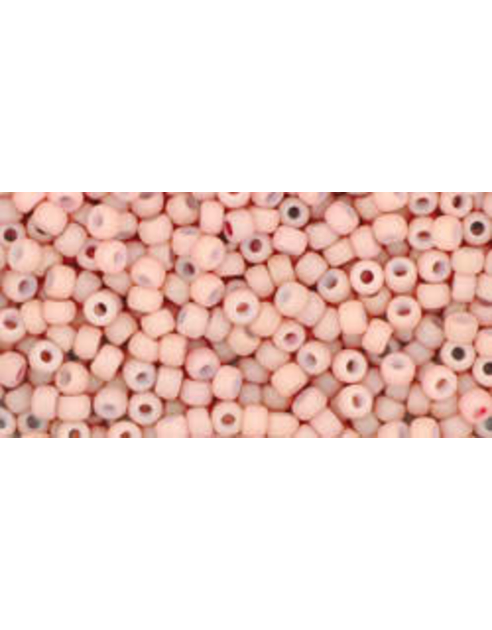 Toho 764 11  Round 6g Opaque Pink Shrimp Matte