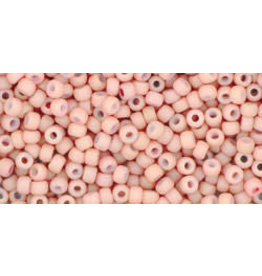 Toho 764 11  Round 6g Opaque Pink Shrimp Matte
