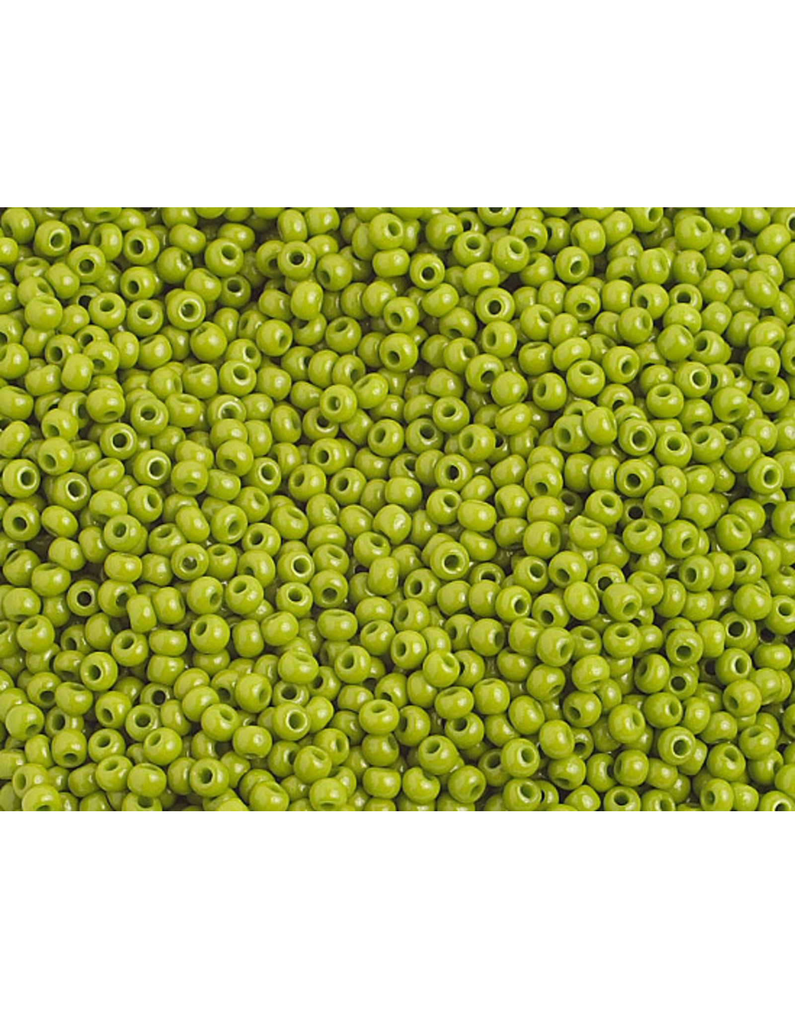 Czech *1066B 10  Seed 125g  Opaque Light Olive Green