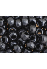 Crow Beads 9mm Opaque Pearl Black x250