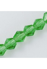 3mm Bicone Peridot Green  x120