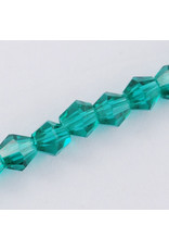 3mm Bicone Teal  x120