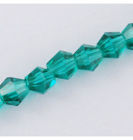 6mm Bicone Teal x45