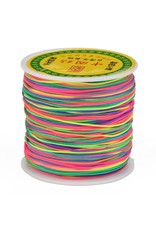 Chinese Knotting Cord .8mm Rainbow x100y