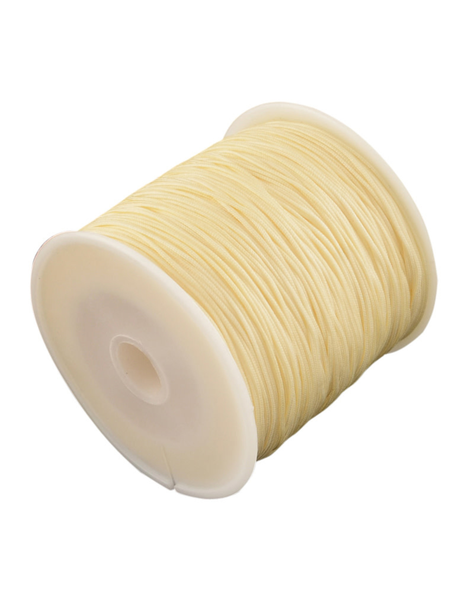 Chinese Knotting Cord .8mm Pale Lemon Yellow x100y