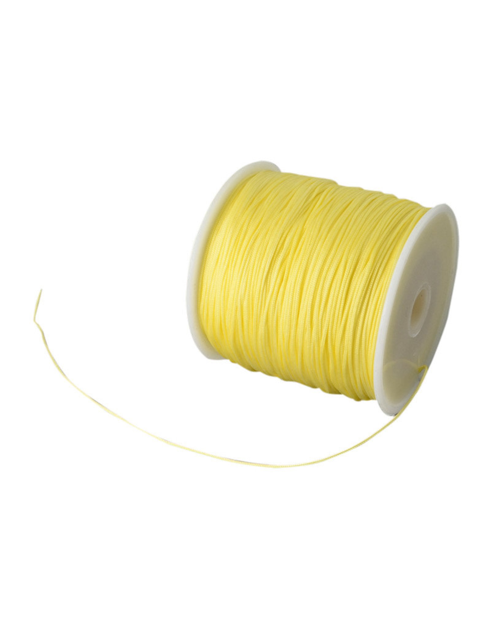 Chinese Knotting Cord .8mm Yellow x100y