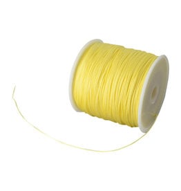Chinese Knotting Cord .8mm Yellow x100y