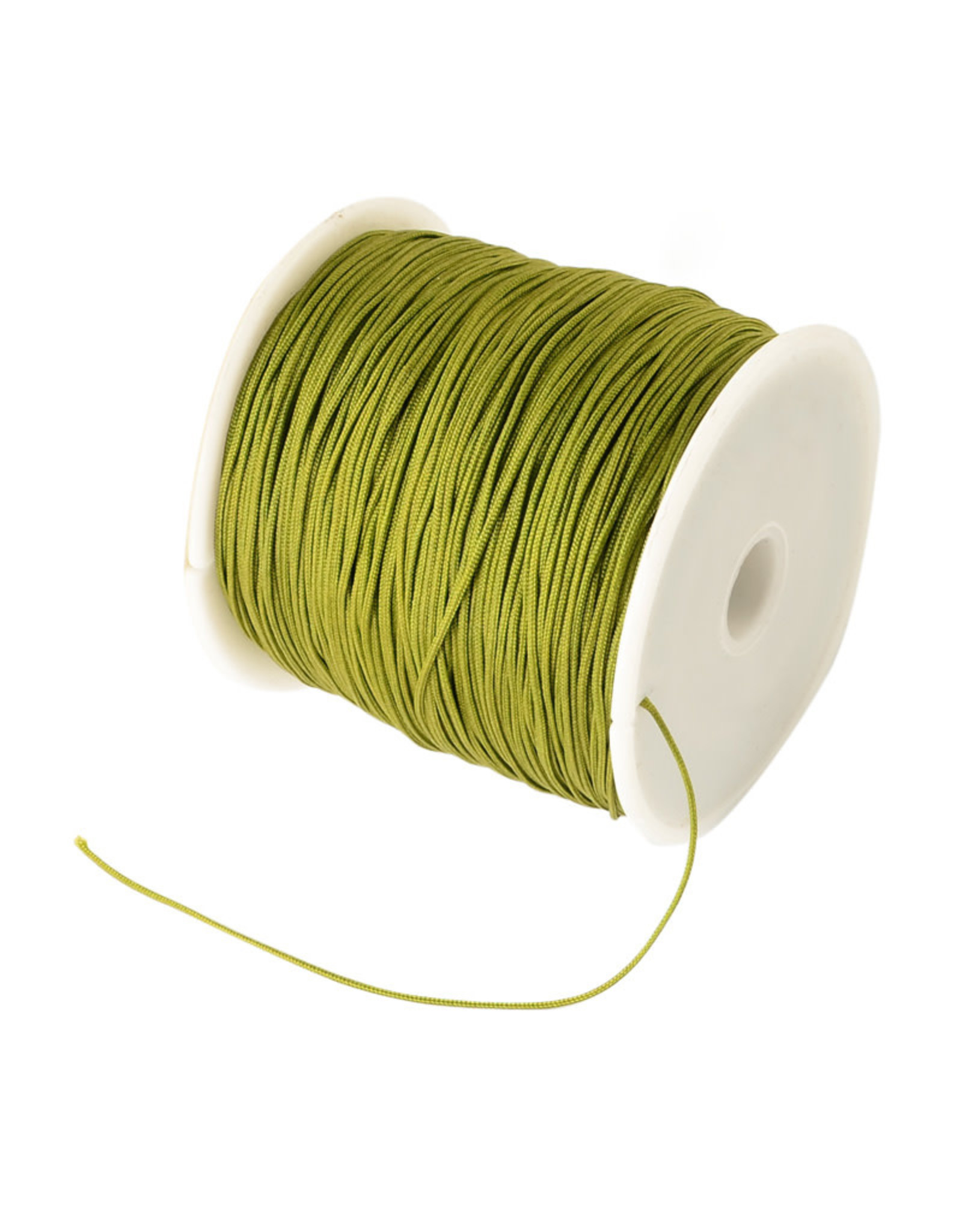 Chinese Knotting Cord .8mm Olive Green x100y