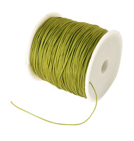 Chinese Knotting Cord .8mm Olive Green x100y
