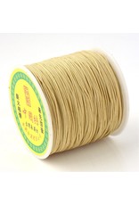 Chinese Knotting Cord .8mm Beige Brown x100y