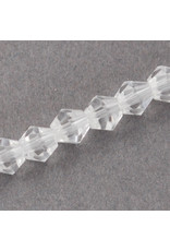 6mm Bicone Clear x45