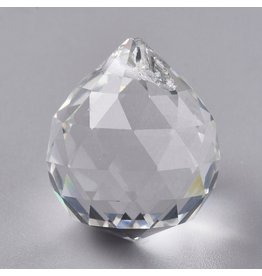 Drop  Clear 25x22mm   x1