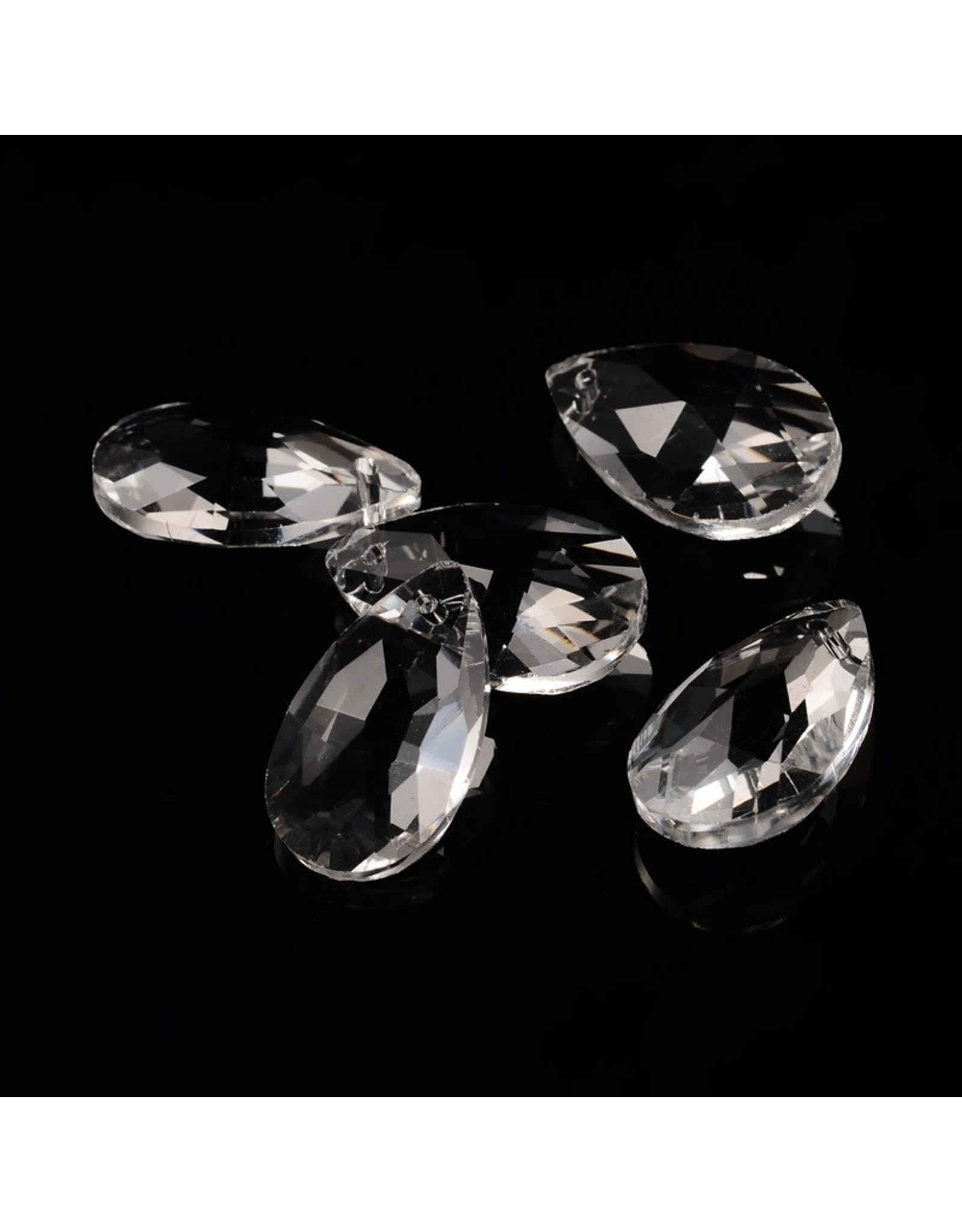 Drop Clear  22x13x7mm  x6