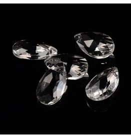 Drop Clear  22x13x7mm  x6