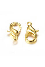Lobster Clasp 10mm Gold x50 NF