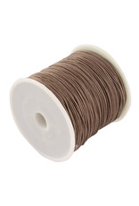 Chinese Knotting Cord .8mm Camel Brown x100y