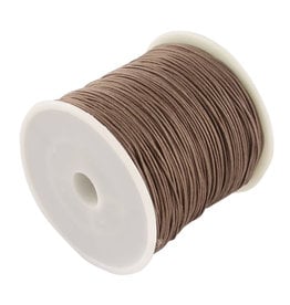 Chinese Knotting Cord .8mm Camel Brown x100y