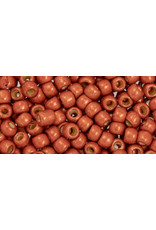 Toho pf562f 15  Round 5g Orange Saffron Matte Metallic