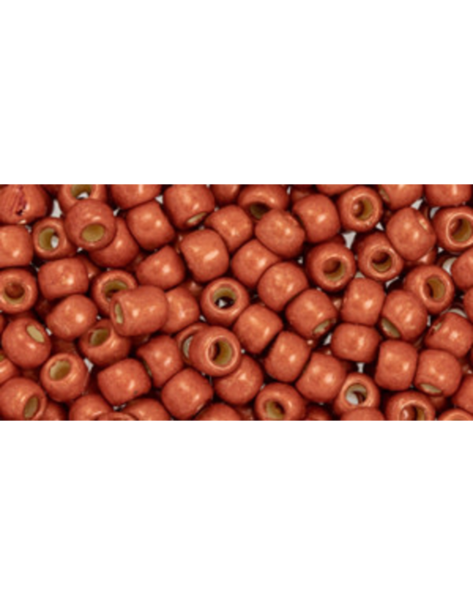 Toho pf562f 15  Round 5g Orange Saffron Matte Metallic