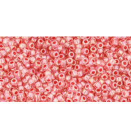 779 15  Round 5g Clear AB Coral Orange c/l